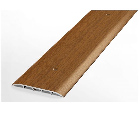 Порог прямой алюминиевый декоративный (60 мм, 1,35 м, Орех) ЛУКА УТ000012438 