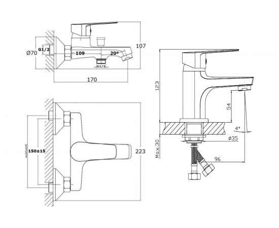 Набор 3 в 1 Orange Loop M26-311cr хром – изображение 14