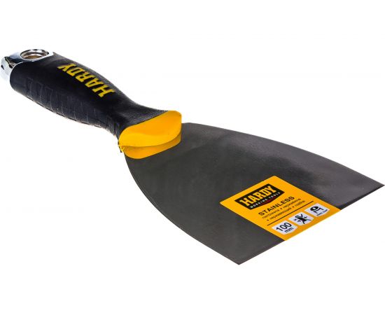 Шпатель HARDY малярный 100мм серия 68 нерж/сталь ручка 2K Hardyflex 0830-680010 – изображение 2