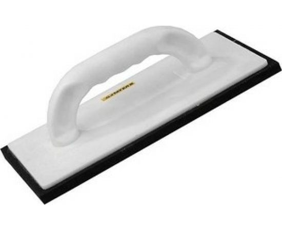 Пластмассовая терка STAYER с резиновым покрытием 10мм, 140х280мм 0815-1 – изображение 2