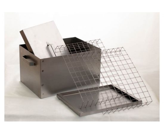 Двухуровневая коптильня Петромаш, 35х25х20 см, сталь, 0.8 мм 59918 – изображение 2