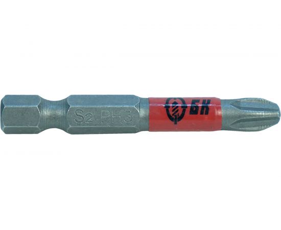 Биты (10 шт; 50 мм; PH3; сталь S2) БОЕКОМПЛЕКТ BPH3-50-10 – изображение 2