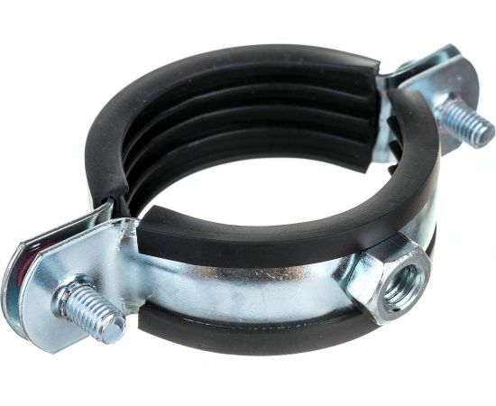 Хомут Uni-Fitt 1 1/2” 47-52 мм с резиновым уплотнителем, шпилькой и дюбелем 850U6800 – изображение 2