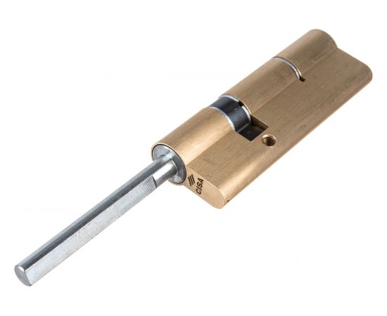 Цилиндровый механизм под вертушку CISA дл. шток ASIX OE307-87.00 90 мм/55+10+25, ЛАТУНЬ 23915 – изображение 2