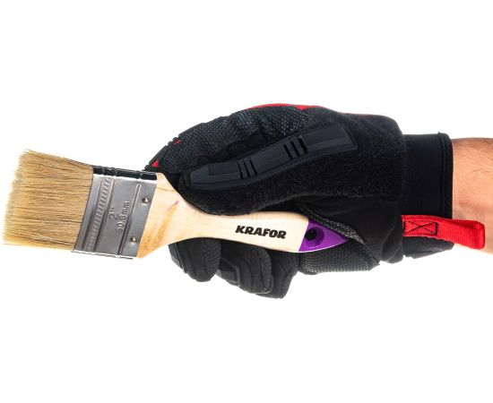 Плоская кисть KRAFOR №2, 50 мм 002-0020 49194 – изображение 3