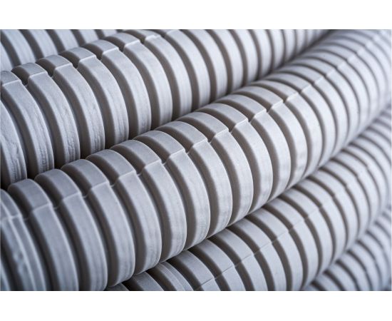 Легкая гофротруба УРАЛ ПАК ПВХ, с протяжкой Россия - 25 мм 75 м ГФ-0101725-075 – изображение 3