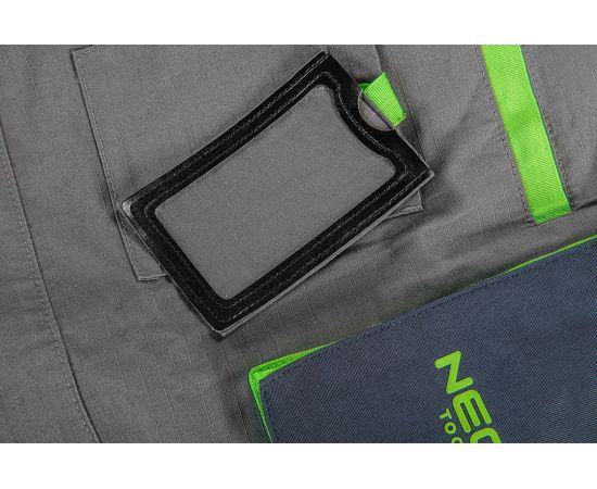 Рабочий полукомбинезон NEO Tools PREMIUM, серый, рипстоп, размер XS 81-247-XS – изображение 4