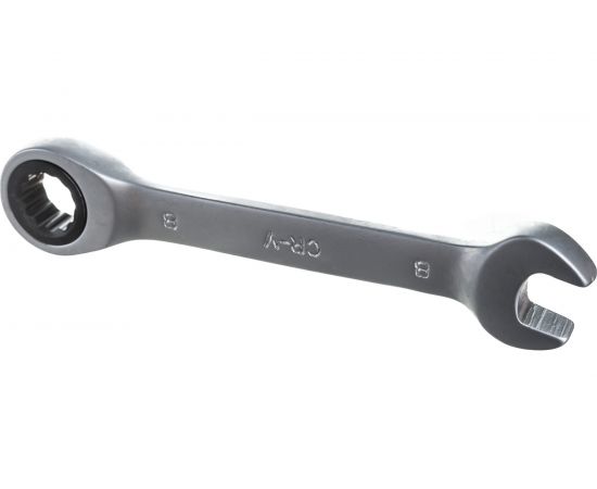 Гаечный ключ Thorvik CSRW08 комбинированный трещоточный короткий, 8 мм 53517 – изображение 4