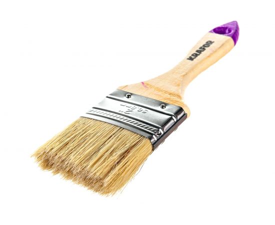 Плоская кисть KRAFOR №2, 50 мм 002-0020 49194 – изображение 5