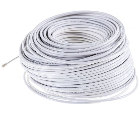 Коаксиальный кабель REXANT RG-58 A/U, 50 Ом, Cu/Al/Cu 64%, бухта 100 м, белый 01-2001 – изображение 5