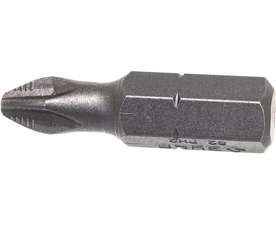 Биты ""МАСТЕР"" кованые 2 шт. (25 мм; PH2; хвостовик C 1/4"") Зубр 26001-2-25-2 – изображение 5