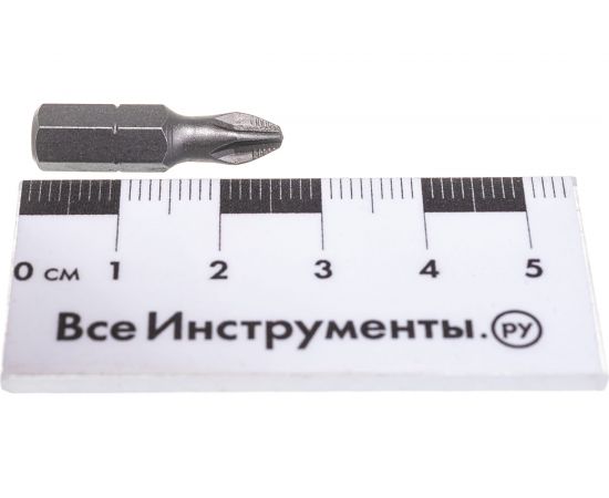 Биты ""МАСТЕР"" кованые 2 шт. (25 мм; PH2; хвостовик C 1/4"") Зубр 26001-2-25-2 – изображение 6