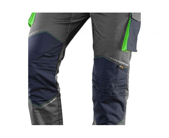 Рабочий полукомбинезон NEO Tools PREMIUM, серый, рипстоп, размер XS 81-247-XS – изображение 7