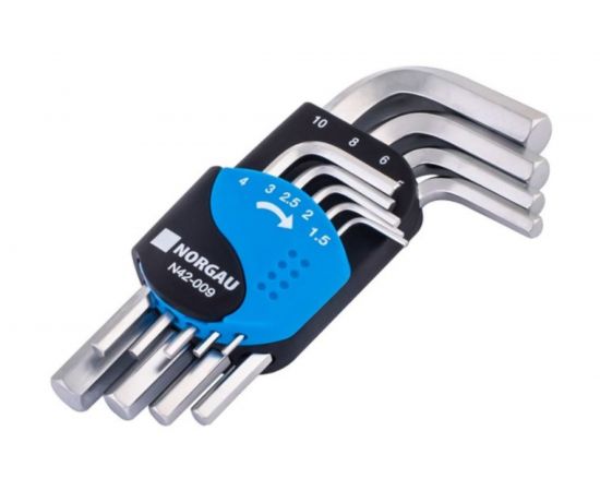 Набор шестигранных ключей NORGAU N42-009 061003809 