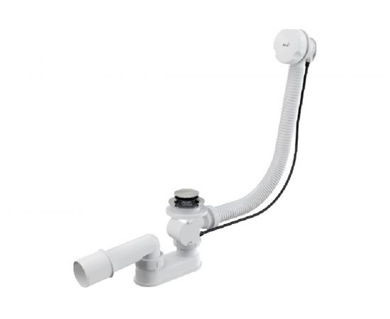 Сифон для ванны Alca Plast A51B автомат, комплект белый пластик/металл 00022232 