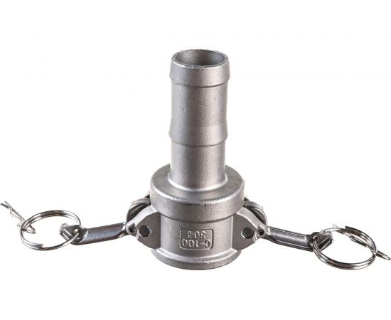 Камлок тип С (розетка с хвостовиком; 25 мм-1""; нержавеющая сталь) TITAN LOCK TL100CSS 