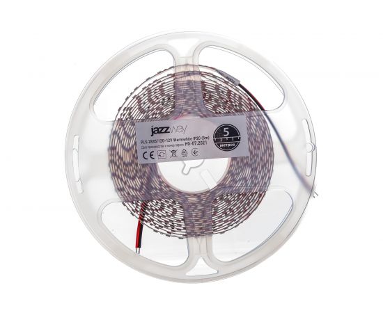 Лента Jazzway PLS 2835/120-12V- WW IP20 5m теплый белый 2859075 