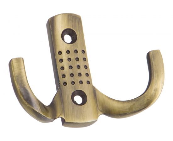 Мебельный крючок KERRON Д77 Ш60 В32, античная бронза KR 0061 AB 