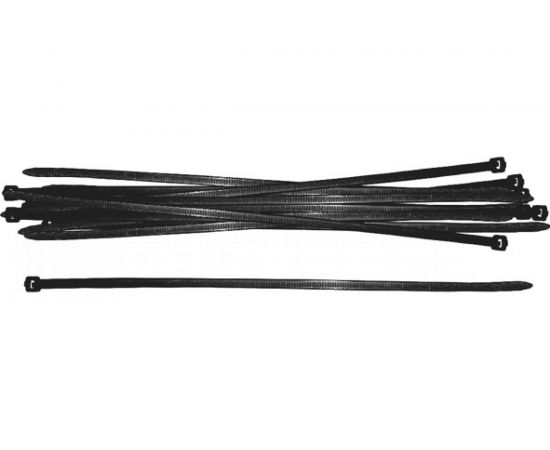 Нейлоновый хомут FIT IT черный, 50 шт, 300х3,6 мм 60396 