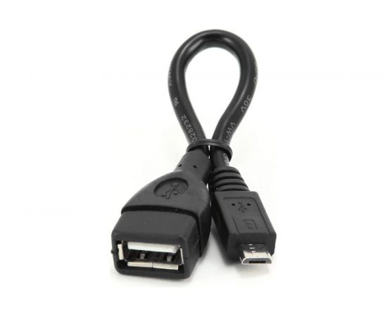 Кабель Cablexpert USB 2.0 OTG USB-AF/Micro-BM, 0.15м, пакет A-OTG-AFBM-001 
