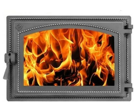 Дверка каминная 230 Антрацит Везувий А-355341 