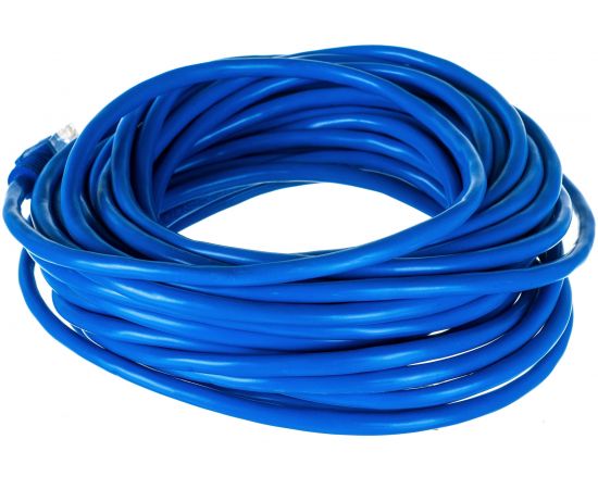 Патч-корд Cablexpert UTP PP12-10M/B кат.5e, 10м, литой, многожильный синий PP12-10M/B 