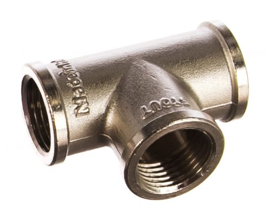 Никелированный тройник STOUT ВВ 1/2 RG008Q0QSVV57E 