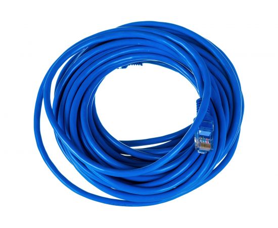 Патч-корд Cablexpert UTP PP12-10M/B кат.5e, 10м, литой, многожильный синий PP12-10M/B – изображение 2