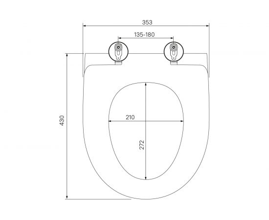 Сиденье для унитаза IDDIS дюропласт Soft Close Easy Fix 003DPSEi31 – изображение 2