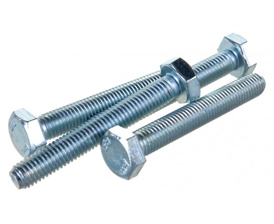 Болт с ШГ и полной резьбой ЕВРОПАРТНЕР DIN933 Zn 10х70 4шт. 2 0359 1 – изображение 2