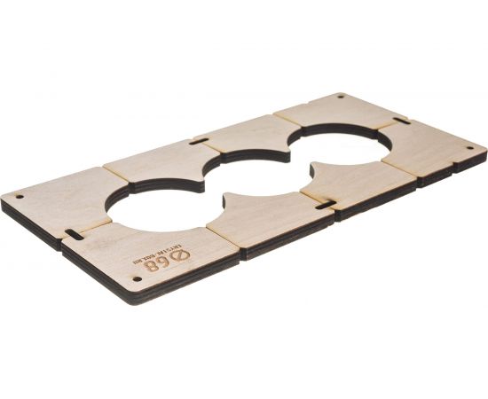 Комплект шаблонов для сверления подрозетников (5 шт; диаметр 68 мм; толщина 8 мм) РОТОР shablon68 – изображение 2