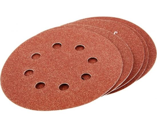Абразивный круг на липучке 125мм Р400 с отв,10 шт SKRAB 35763 – изображение 2