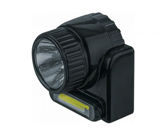 Налобный фонарь Gauss модель GFL309 6W 180lm Lead acid 800mAh LED 1/12/72 GF309 – изображение 2