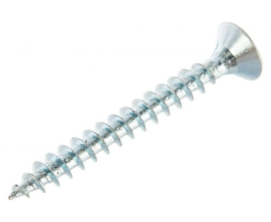 Саморез КРЕП-КОМП белый цинк POZY 4,5х40 500 шт бд4540ф – изображение 2