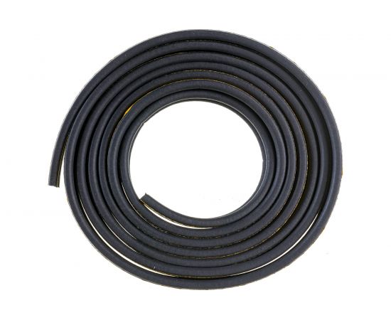 Самоклеящийся уплотнитель для дверей и окон ТДВ Р профиль, 9х5,5 мм, черный 1502012 – изображение 2