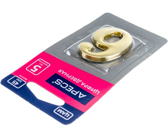 Дверная цифра APECS DN-01-6-Z-G 19004 – изображение 3