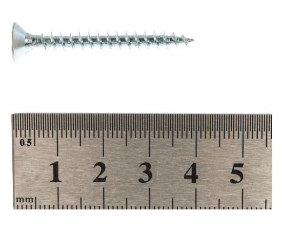 Саморез КРЕП-КОМП белый цинк POZY 4,5х40 500 шт бд4540ф – изображение 3