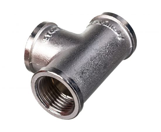 Никелированный тройник STOUT ВВ 1/2 RG008Q0QSVV57E – изображение 3