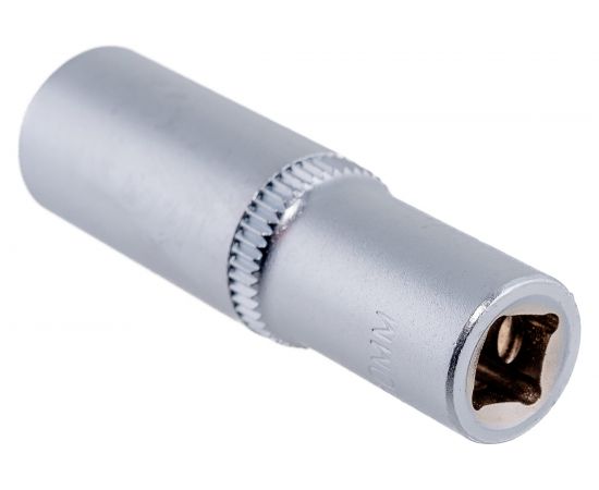 Головка торцовая удлиненная МАСТЕР (10 мм; 1/4""; Cr-V; FLANK) Зубр 27717-10 – изображение 3