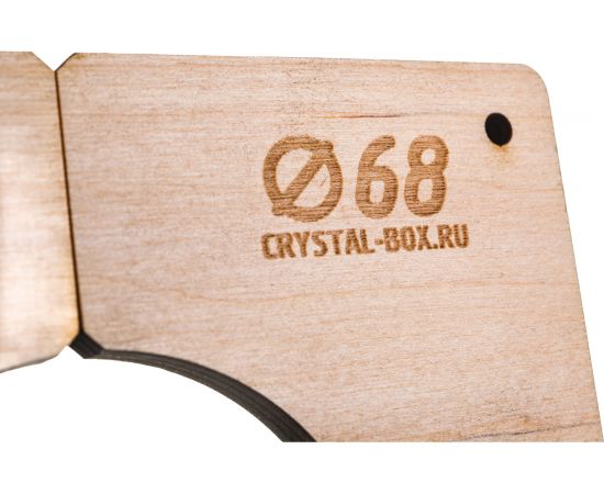 Комплект шаблонов для сверления подрозетников (5 шт; диаметр 68 мм; толщина 8 мм) РОТОР shablon68 – изображение 3