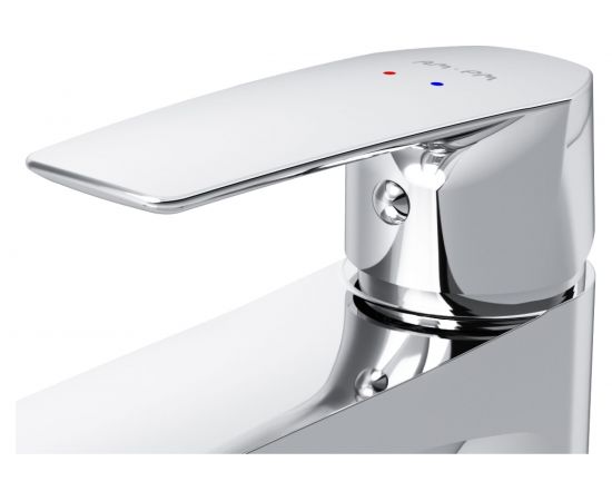 Смеситель AM.PM Gem для умывальника с гигиеническим душем излив 99 мм хром F90A03000 – изображение 4