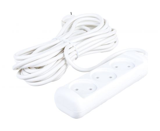 Удлинитель ЭРА U-3-7m Россия без зазeмления, 2х1мм2, 10А, ПВС, 3гн, 7м Б0028357 – изображение 4