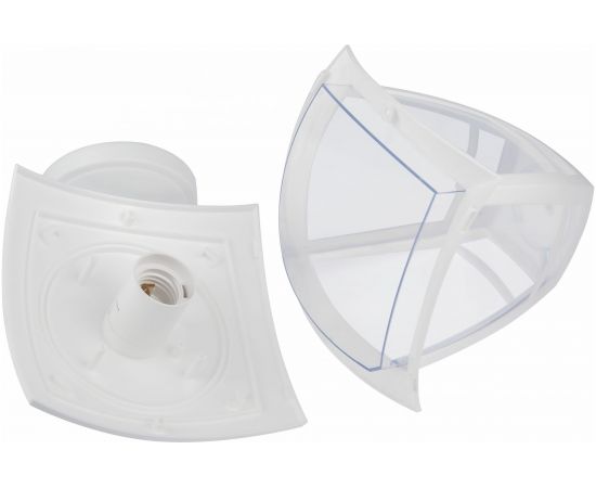 Садово-парковый светильник ЭРА 4 грани, белый, настенный, вниз Б0051196 – изображение 4