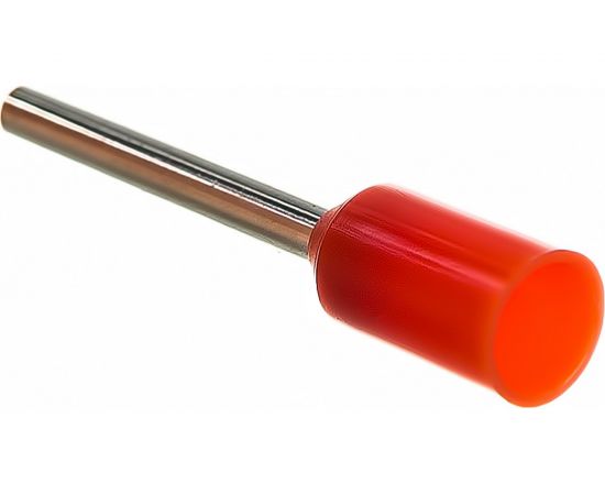 Штыревой втулочный изолированный наконечник KLR KTE 0.5-10 0.5мм2/L=10мм/Оранжевый 1005100 – изображение 5