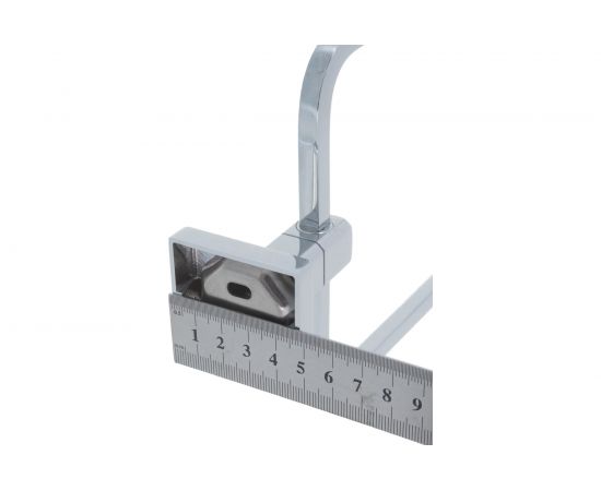 Прямоугольный держатель полотенца Artwelle Hagel хром 9913 – изображение 6