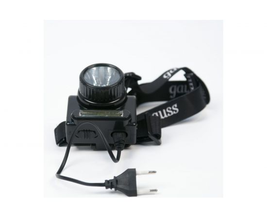 Налобный фонарь Gauss модель GFL309 6W 180lm Lead acid 800mAh LED 1/12/72 GF309 – изображение 7