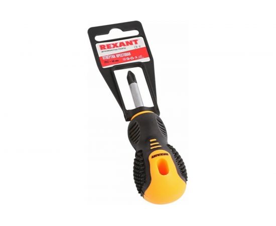 Крестовая отвертка REXANT PH 2х40 мм, двухкомпонентная рукоятка 12-4730 – изображение 8