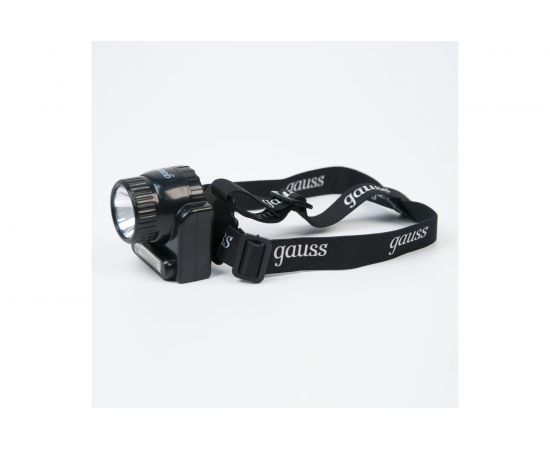 Налобный фонарь Gauss модель GFL309 6W 180lm Lead acid 800mAh LED 1/12/72 GF309 – изображение 8
