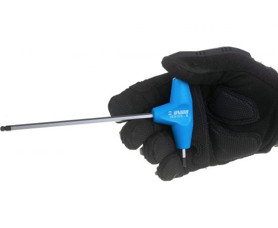 Шестигранный ключ Unior с Т-образной рукояткой с закруглённым жалом 5 мм 3838909082790 – изображение 8