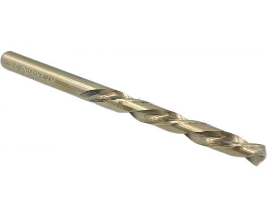 Сверло по металлу левое (9х81х125 мм; Р6М5К5; шлифованное А1) TORNERI 040687 